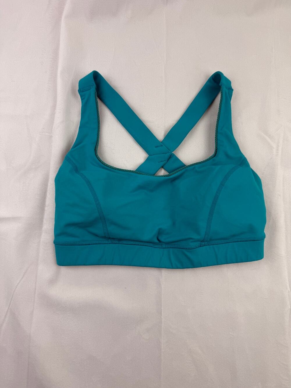 Lululemon Shape Me Sports Bra 6 surge teal